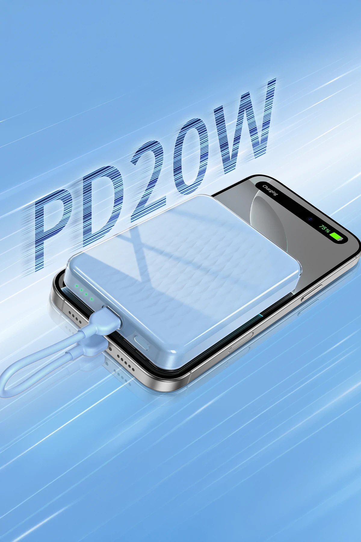Keephone PB52 IceMag 5.000 mAh Type-C 20W PD Magsafe Destekli Powerbank