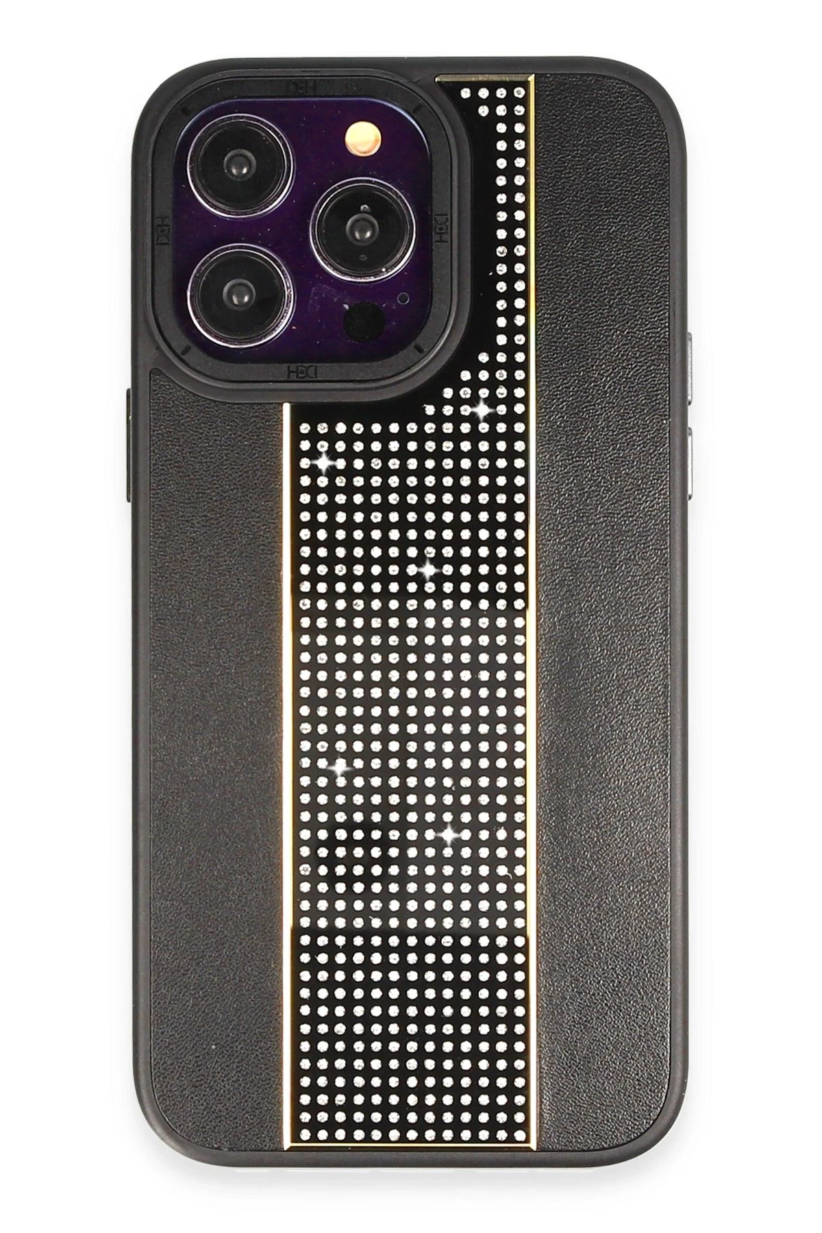 HDD iPhone 14 Pro Max Kılıf HBC-160 Almera Taşlı Kapak