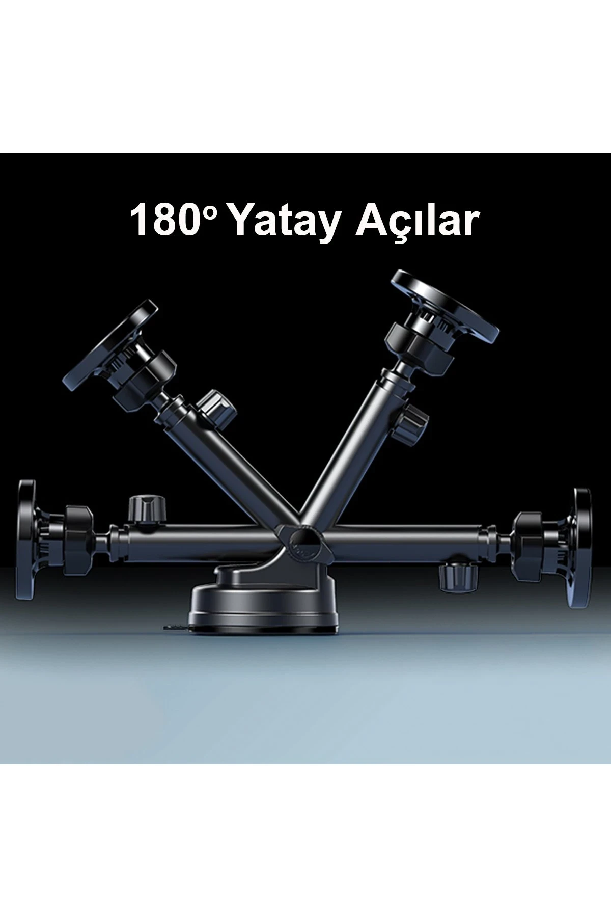 Yesido C158 2in1 Izgara Klipsli ve Vantuzlu 360 Derece Ayarlanabilir Manyetik Magsafe Araç Tutucu