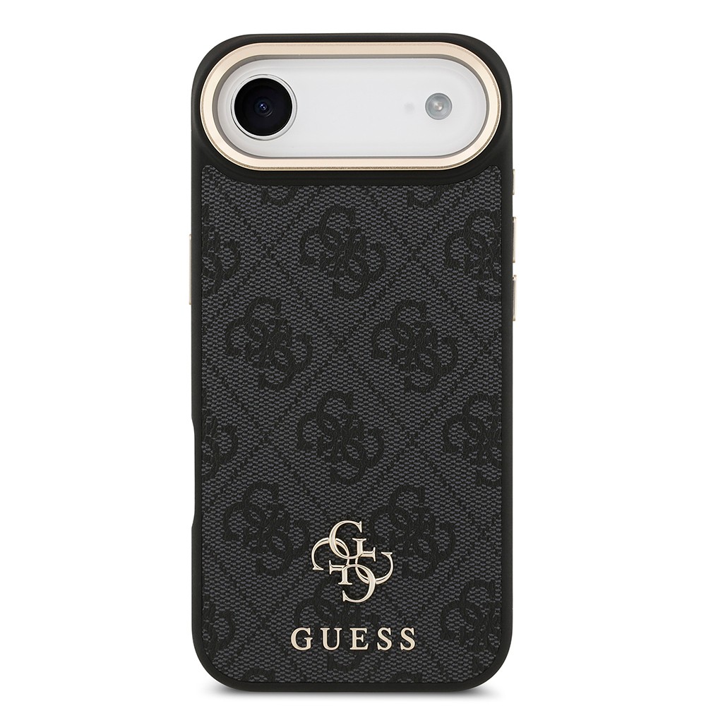 Apple iPhone 17 Air Guess Orjinal Lisanslı 4G ve Yazı Logolu Kılıf + Ekran Koruyucu + Lens Koruyucu 3in1 Aksesuar Seti