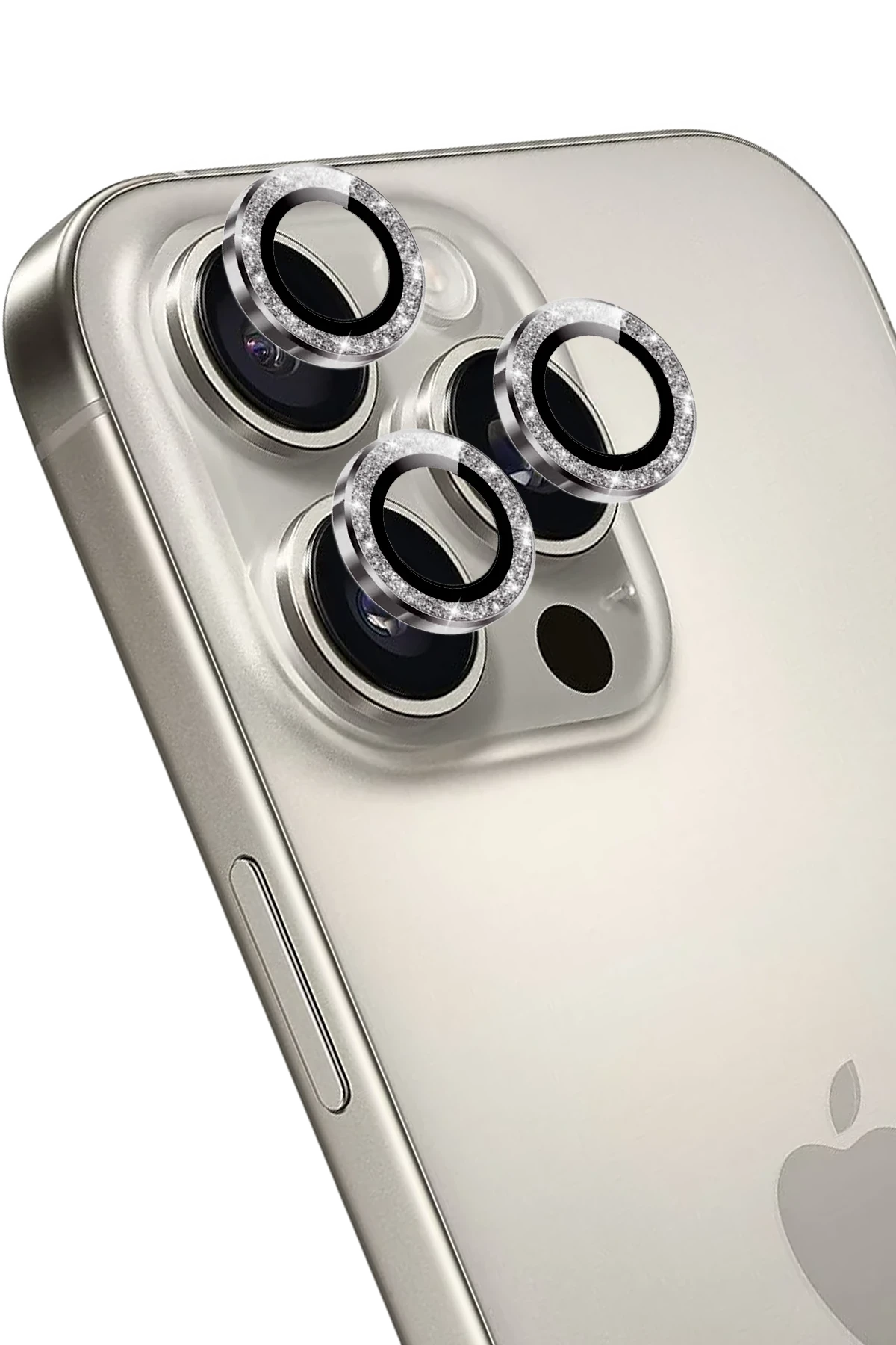Keephone iPhone 15 Pro Max Maria Simli Kamera Lens Koruyucu