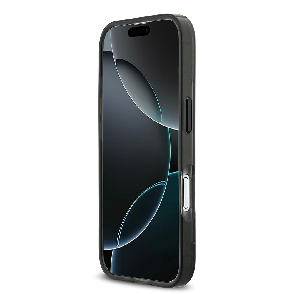 Apple iPhone 17 Kılıf BMW Orjinal Lisanslı M-safe Şarj Özellikli Metal Buton Tasarımlı Tranparan M Dizayn Kapak