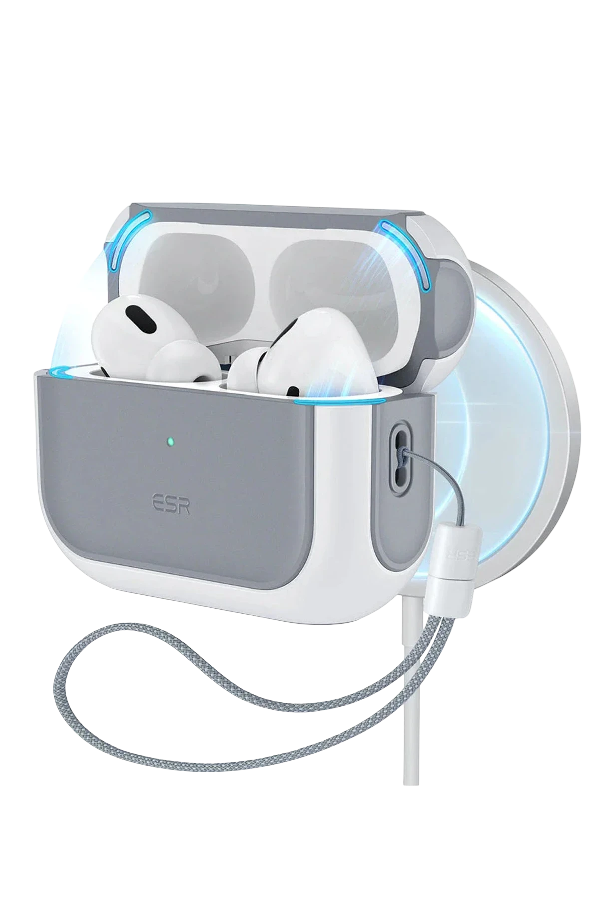 ESR Apple Airpods Pro 2 (2.Nesil) Orbit Hybrid Magsafe Şarj Destekli Kılıf