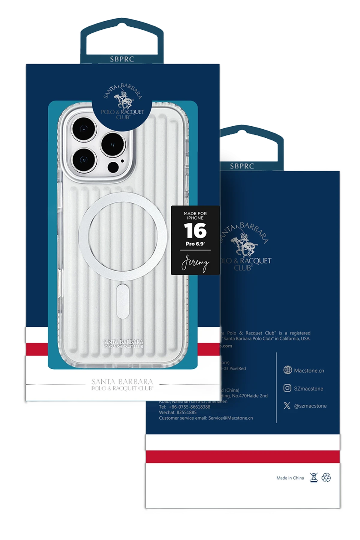 Santa Barbara Polo Racquet Club iPhone 16 Jeremy Magsafe Kapak