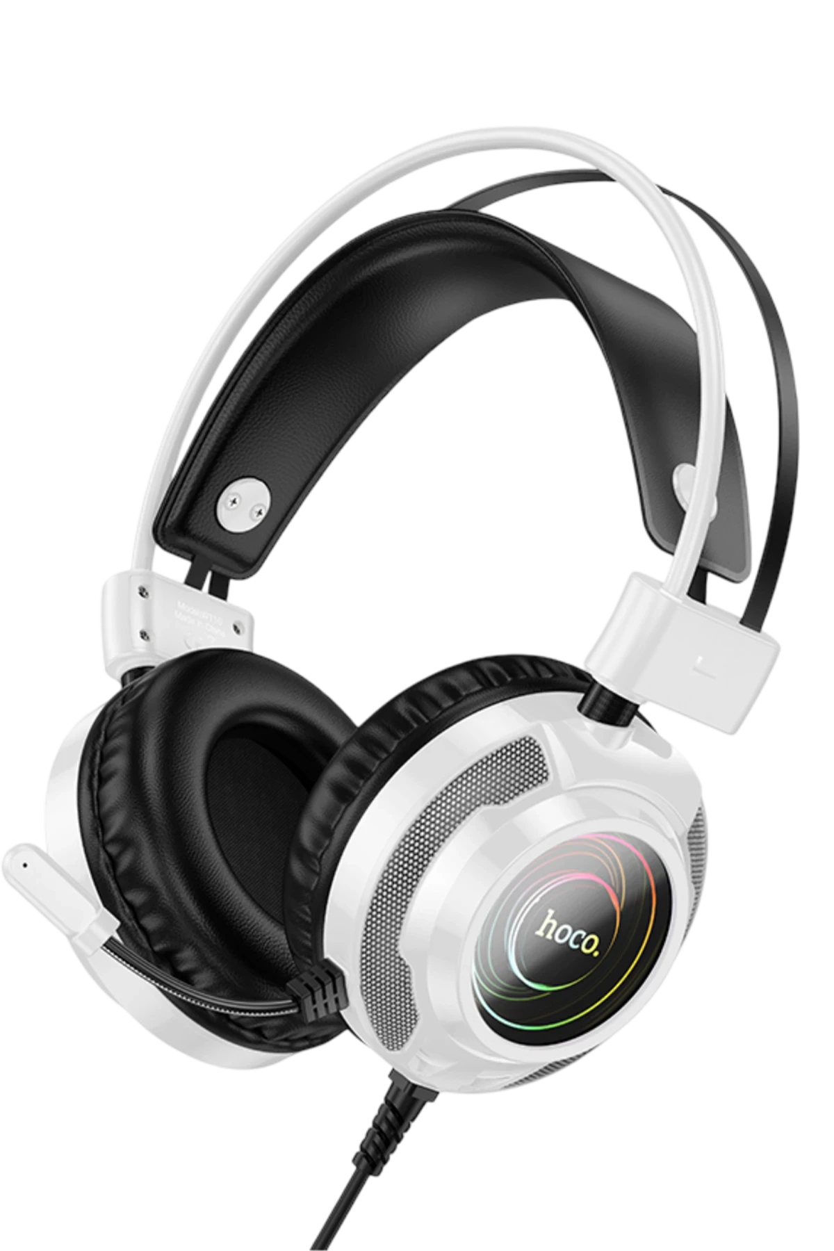 Hoco. W110 RGB Aydınlatmalı 2M Kablolu Kafaüstü Gaming Kulaklık