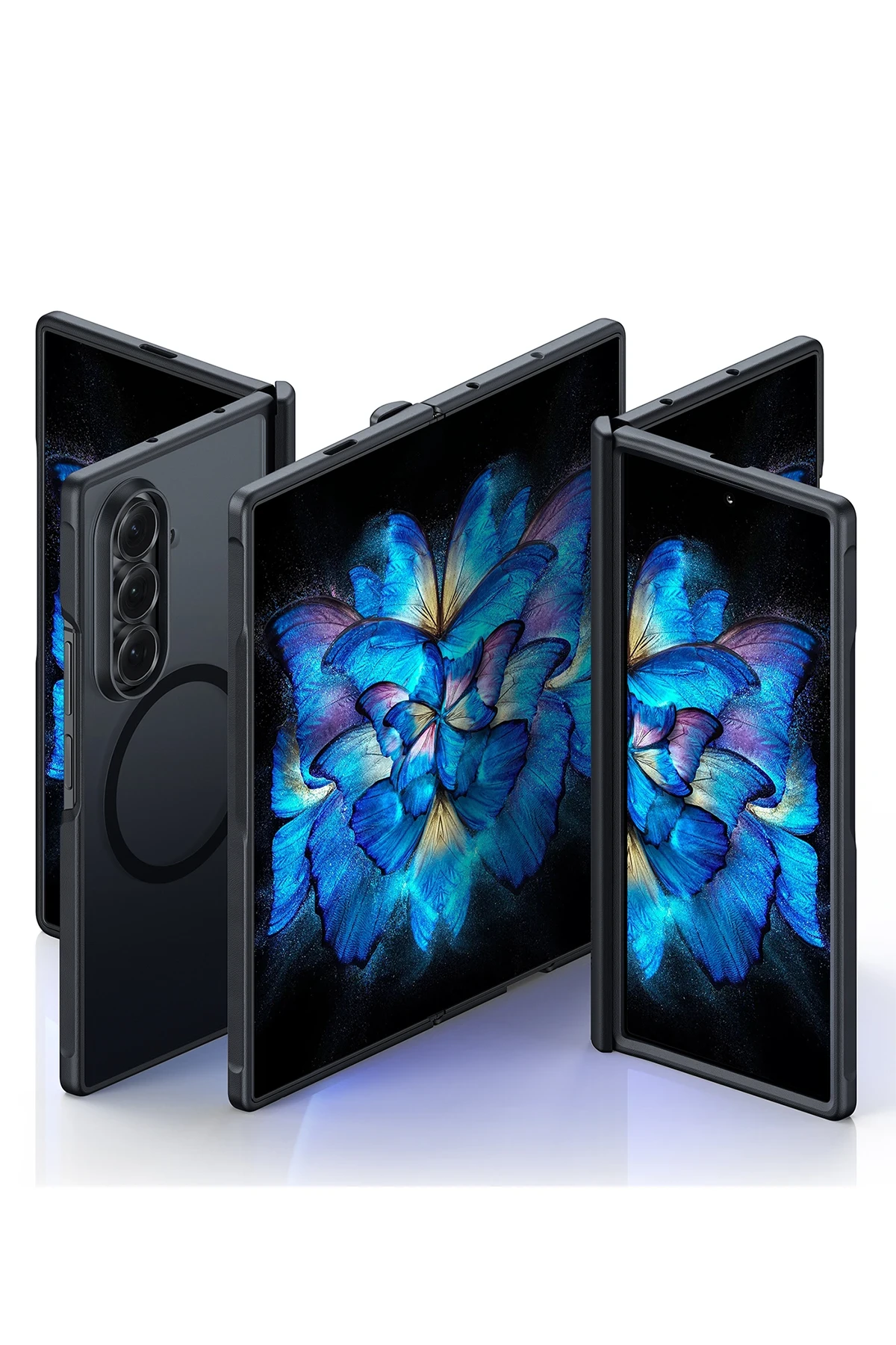 Torras Samsung Galaxy Z Fold 7 2 Adet Ekran Koruyuculu Guardian Magsafe Kılıf