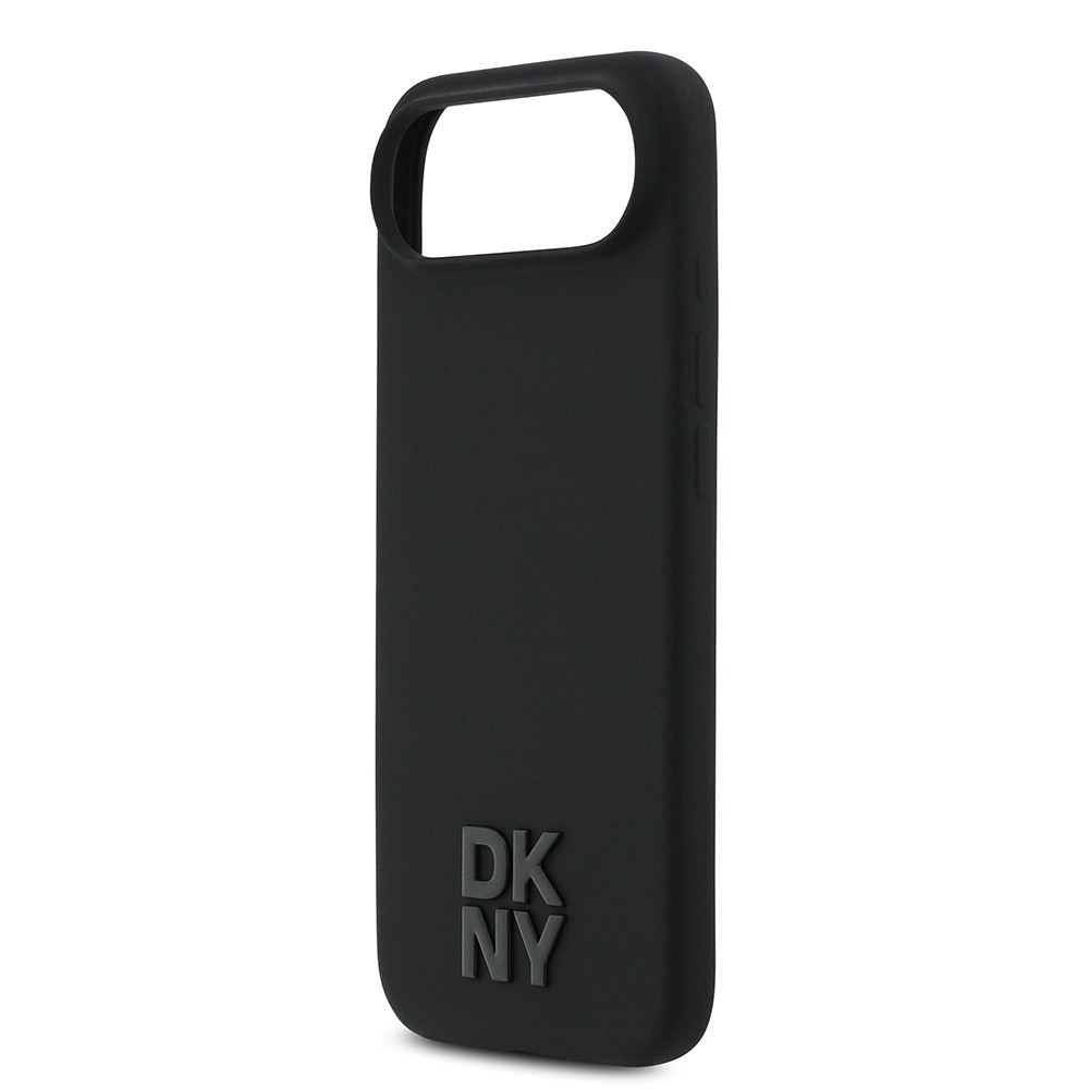 Apple iPhone 17 Air Kılıf DKNY Orjinal Lisanslı M-safe Şarj Özellikli Metal Logolu Silikon Kapak