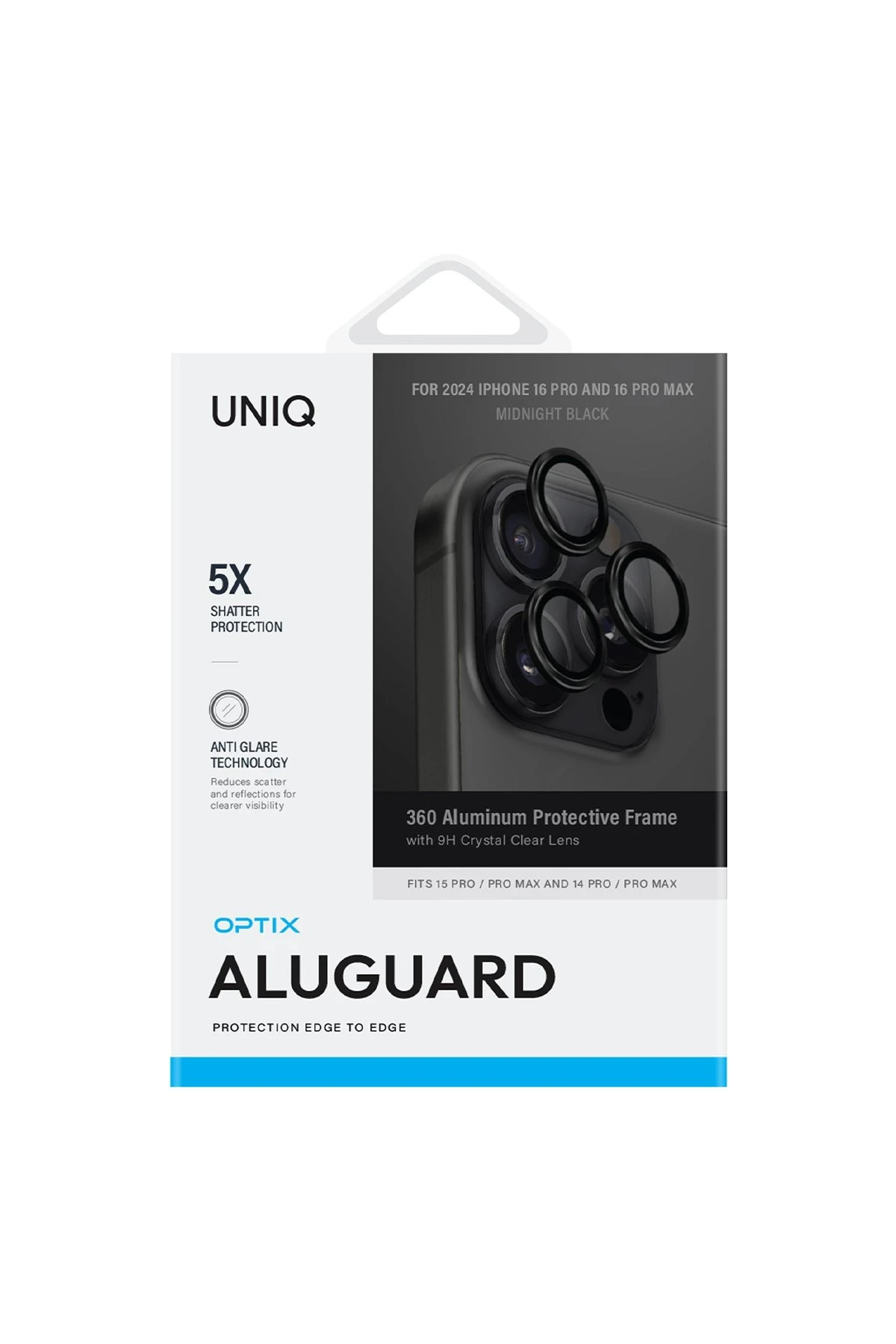 Uniq iPhone 16 Pro Max Optix Alüminyum Kamera Lens Koruyucu