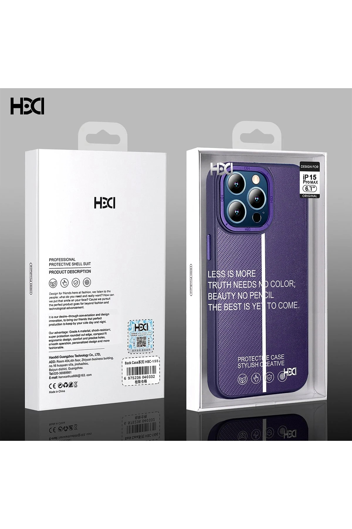 HDD iPhone 15 Pro Max Kılıf HBC-155 Lizbon Kapak