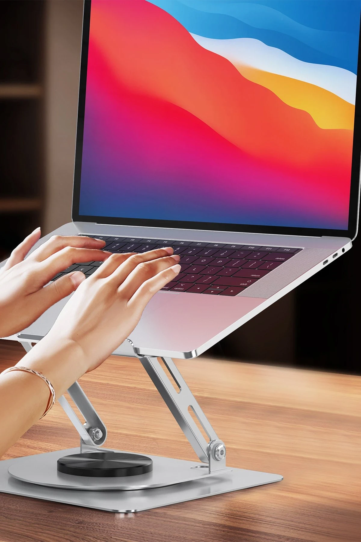 Earldom EH257 360 Derece Ayarlanabilir Metal Laptop Standı