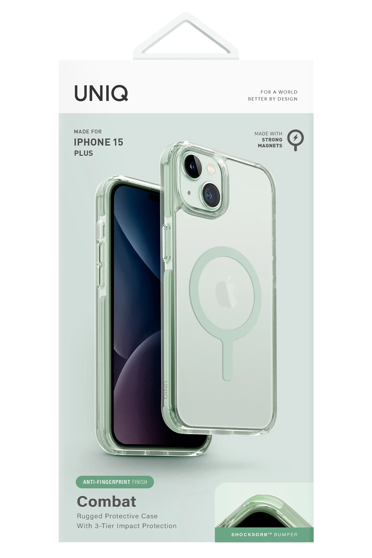Uniq iPhone 15 Plus Combat Magsafe Kapak