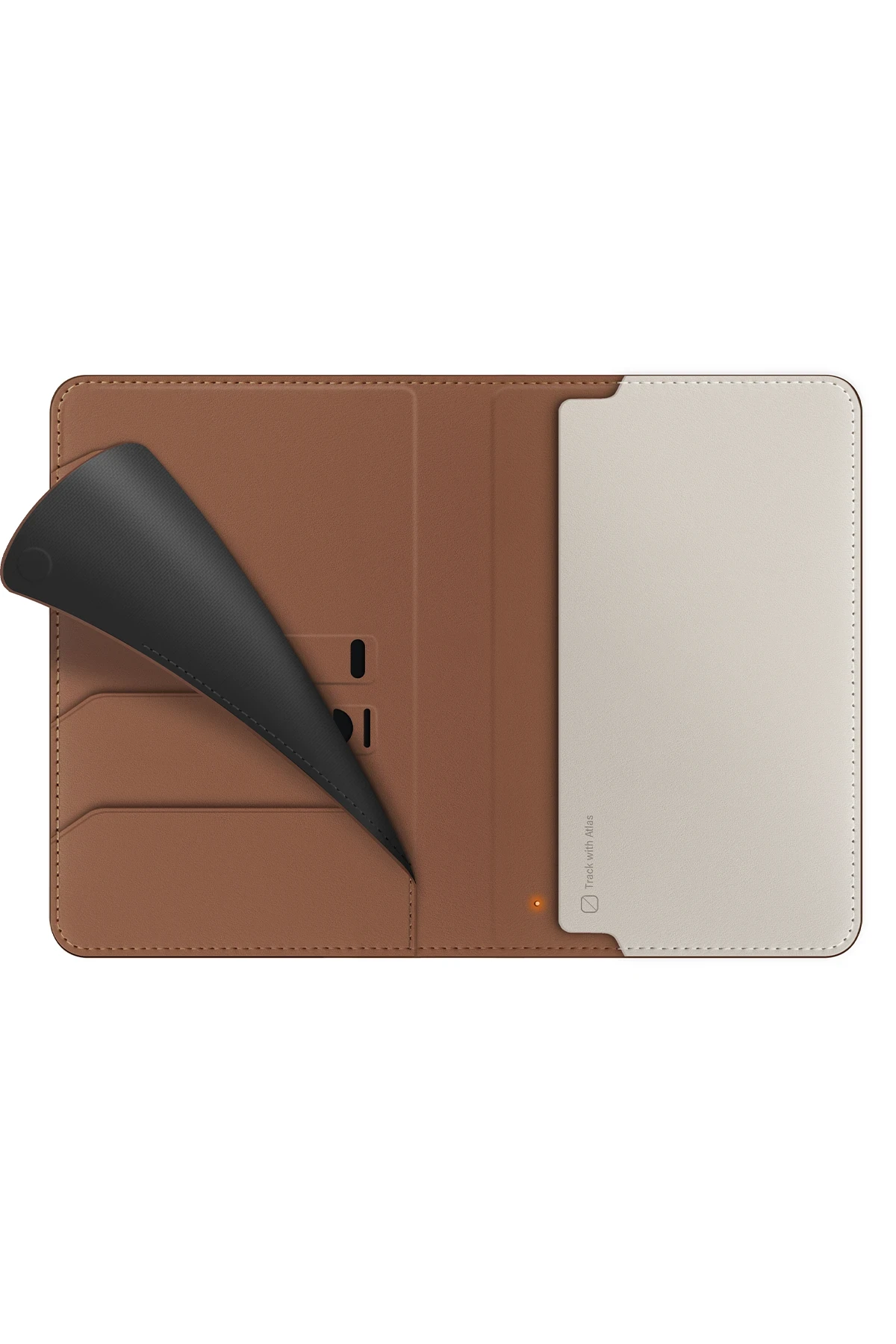 Uniq Belmont RFID-Block Apple Find My Özellikli Vegan Deri Kart ve Pasaport Tutucu
