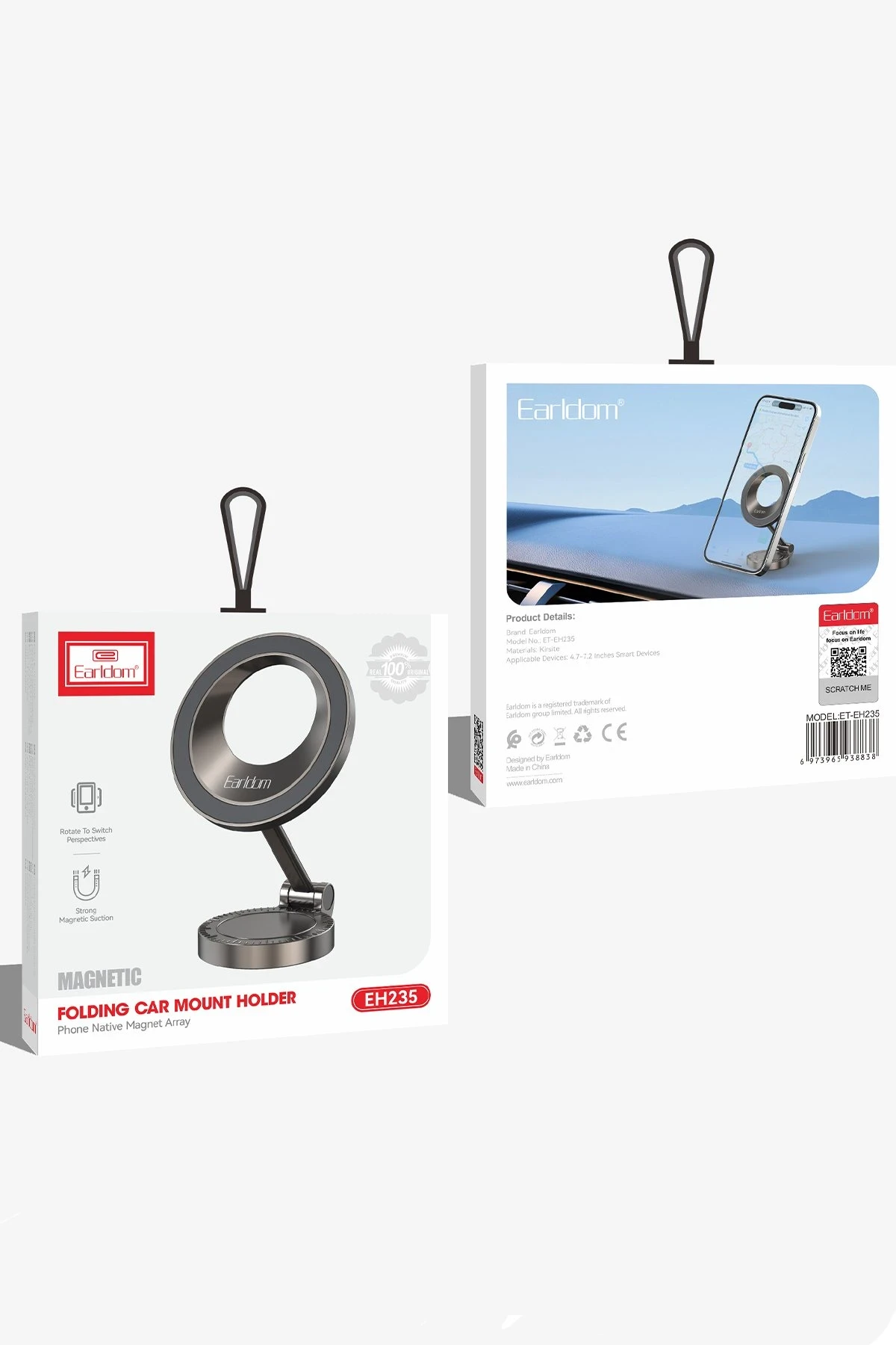 Earldom EH235 Katlanabilir Manyetik Magsafe Araç Tutucu