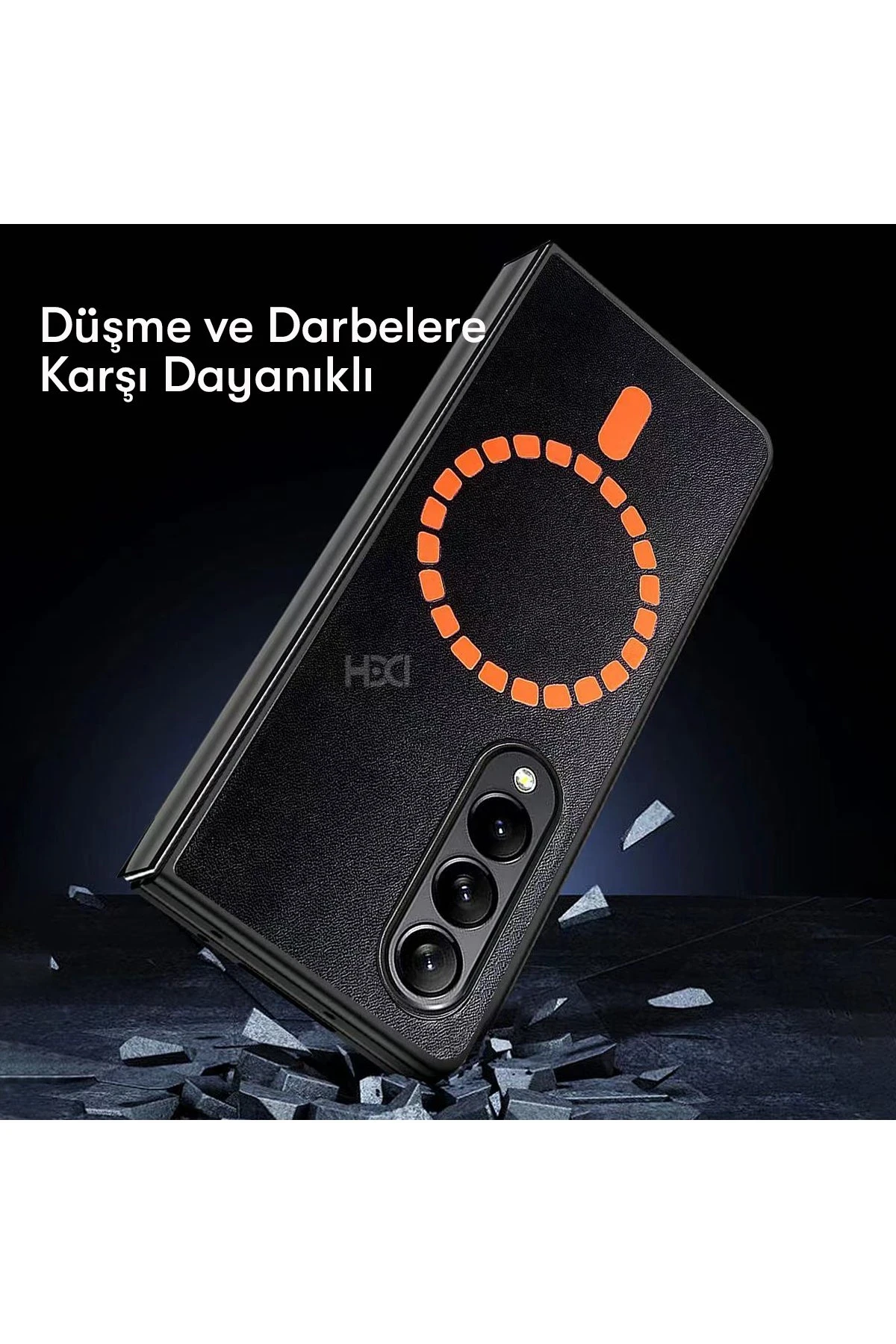 HDD Samsung Galaxy Z Fold 4 Kılıf HBC-156 Forum Magneticsafe Kapak