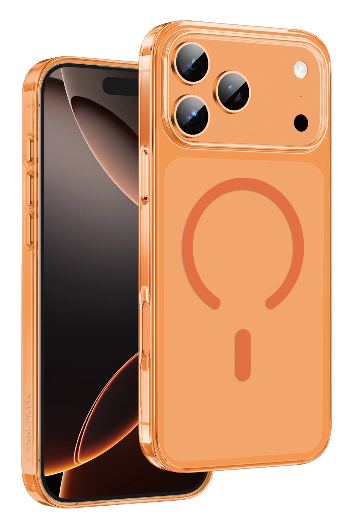 Keephone Apple iPhone 17 Pro Max Glaze Magsafe Kapak