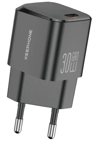 Keephone GaN Wall CH23092 1 Adet 30W Type-C Çıkışlı GaN Şarj Cihazı