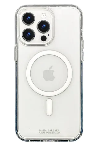 Santa Barbara Polo Racquet Club iPhone 15 Pro Gleen Magsafe Şeffaf Kapak