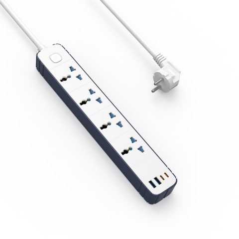 Wiwu Wi-S007 20W GaN Tech Power Strip 8 in 1 Çoklu Priz 2M