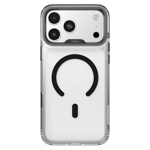 Apple iPhone 17 Pro Kılıf M-safe Şarj Özellikli Airbag Tasarımlı O-Ring Şeffaf Kajsa Trans Shield Serisi Kapak