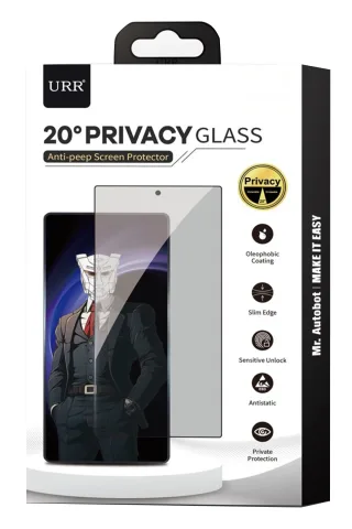 URR Samsung Galaxy S25 Edge 2.5D HD 20º Privacy Cam Ekran Koruyucu