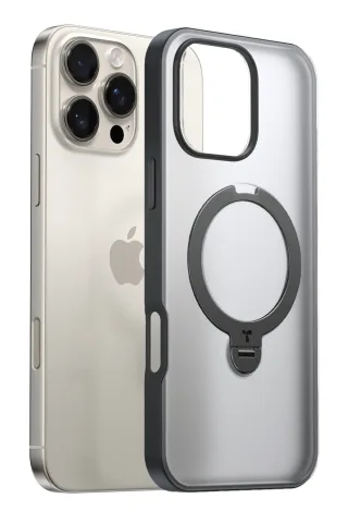 Torras Apple iPhone 16 Pro Max O Stand Spin Serisi Magsafe Kılıf