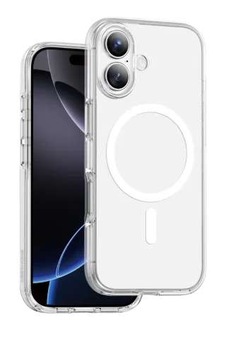 Keephone Apple iPhone 17 Non Yellow Şeffaf Magsafe Kılıf