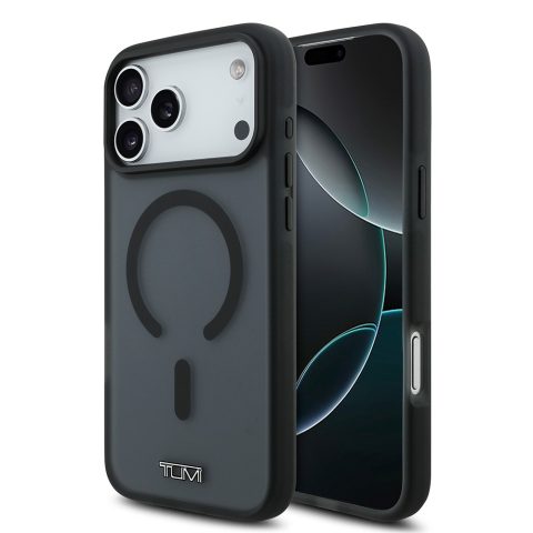 Apple iPhone 17 Pro Max Kılıf TUMI Orjinal Lisanslı M-safe Şarj Özellikli Buzlu Transparan Kapak