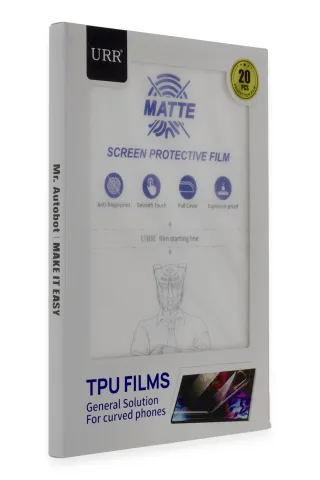 Urr Makine Mat Seramik Nano Ekran Koruyucu 20 Adet