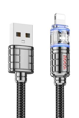 Hoco. U122 1.2M Lantern USB to Lightning Şarj Data Kablosu