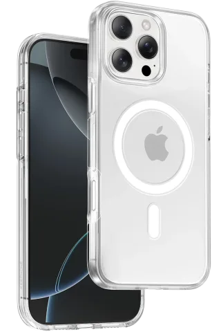 Keephone iPhone 16 Pro Max Non Yellow Şeffaf Magsafe Kılıf