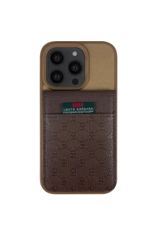 Santa Barbara Polo Racquet Club iPhone 13 Pro Max Hulda Kartvizitli Kapak
