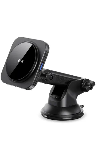 ESR Qi2 HaloLock Vantuz Özellikli 15W Magsafe Şarj Destekli Araç Tutucu