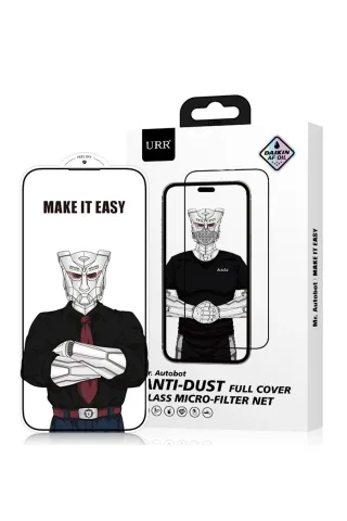 URR iPhone 15 Pro Max Lazer Antidust Cam Ekran Koruyucu