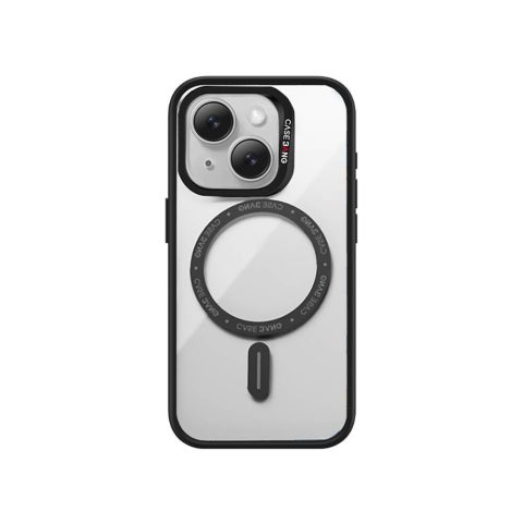 Apple iPhone 15 Kılıf M-safe Şarj Özellikli Casebang Body Frame Kapak