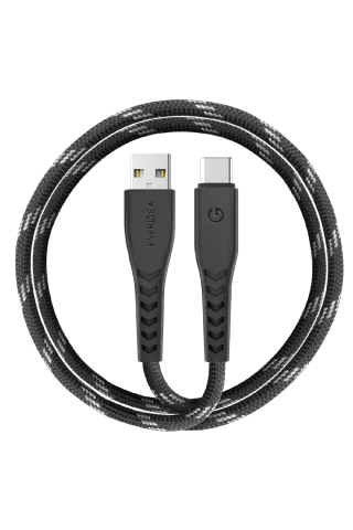 Energea NyloFlex USB 2.0 1.5M 5A USB to Type-C Hızlı Şarj Kablo