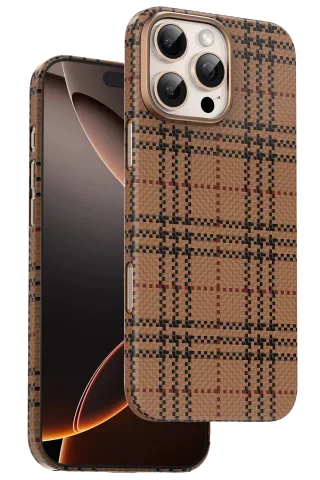 Keephone iPhone 16 Pro Max Scots Kevlar Magsafe Kılıf