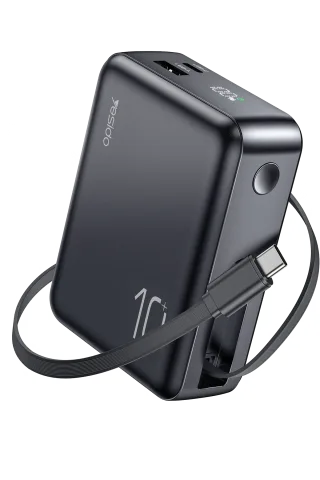 Yesido YP70 Dijital Göstergeli 10.000 mAh 3in1 22.5W PD Hızlı Şarj Powerbank