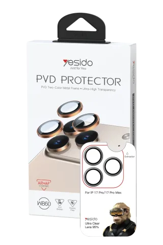 Yesido Apple iPhone 17 Pro Max WB60 Metal Kamera Lens