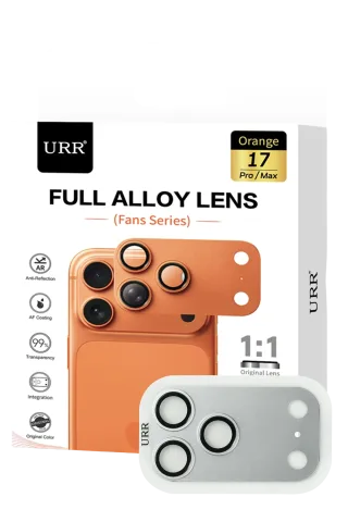 URR Apple iPhone 17 Pro Max Fans Series Full Alloy Kamera Lens Koruyucu