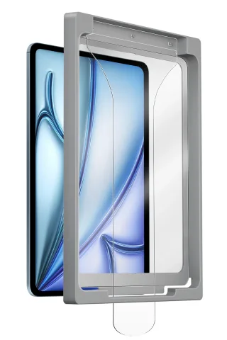 Uniq Apple iPad Air 11 (2024) Optix Exofit Applicator HD Tablet Cam Ekran Koruyucu