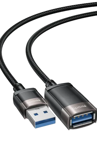 Yesido GS26 1.5M USB to Dişi USB 480 Mbps Data Aktarım Hızlı Dönüştürücü Kablo