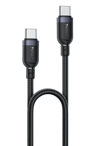 Yesido CA190 1.2M 60W Type-C to Type-C PD Hızlı Şarj Kablosu