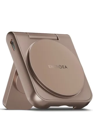 Energea MagDuo 2in1 Katlanabilir 15W Telefon ve 2.5W Saat Masaüstü Hızlı Şarj Standı