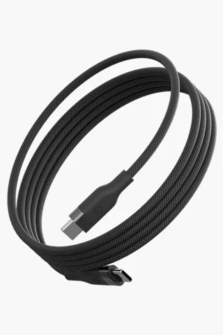 Energea Helix 1.5M 100W Manyetik Katlanma Özellikli Type-C to Type-C PD Hızlı Şarj Kablo