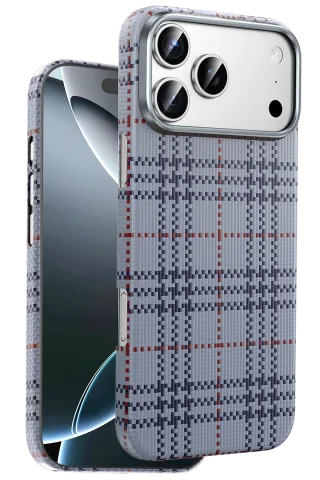 Keephone iPhone 17 Pro Scots Kevlar Magsafe Kılıf