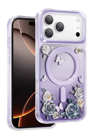 Keephone Apple iPhone 17 Pro Max Roseland Magsafe Kapak