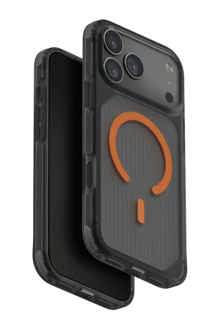 Uniq iPhone 17 Pro Max Combat Active Magsafe Kapak - Siyah-Turuncu