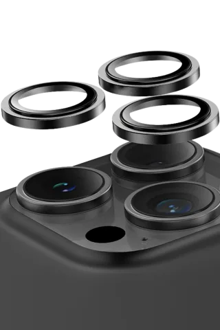 Keephone iPhone 16 Pro Max Capital Alüminyum AR Kamera Lens Koruyucu