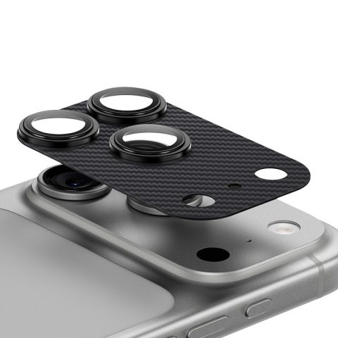 Apple iPhone 17 Pro Benks ArmorWarrior Serisi 600D Kevlar Kamera Lens Koruyucu