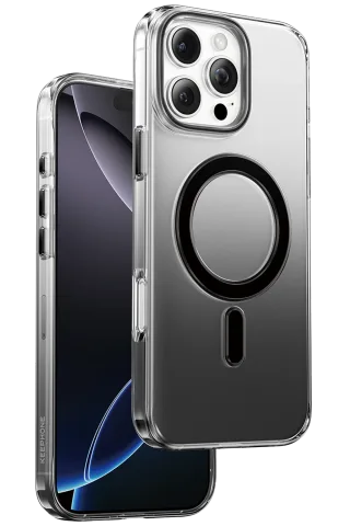 Keephone iPhone 16 Pro Max Aurora Pro Magsafe Kılıf - Siyah Titanyum